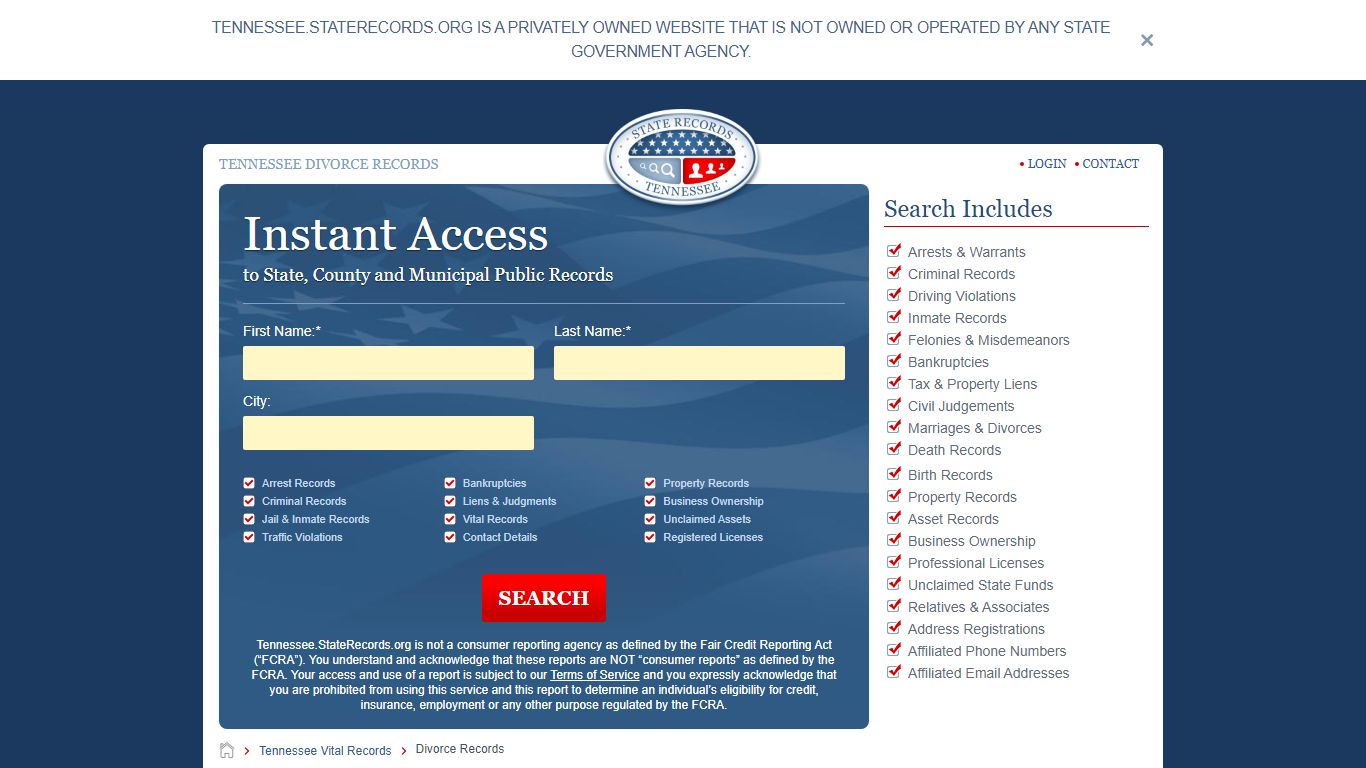 How to Find Tennessee Divorce Records | StateRecords.org